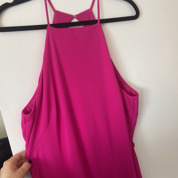 Maxi Hot Pink Ralph Lauren Gown - Picture 2 of 8